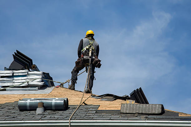 Professional Roofing technician working in Arcadia, OK
